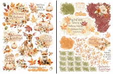 Graphic 45 Rub-On - Autumn Greetings